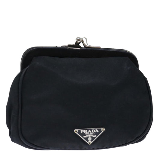 PRADA Coin Purse Nylon Black  71076