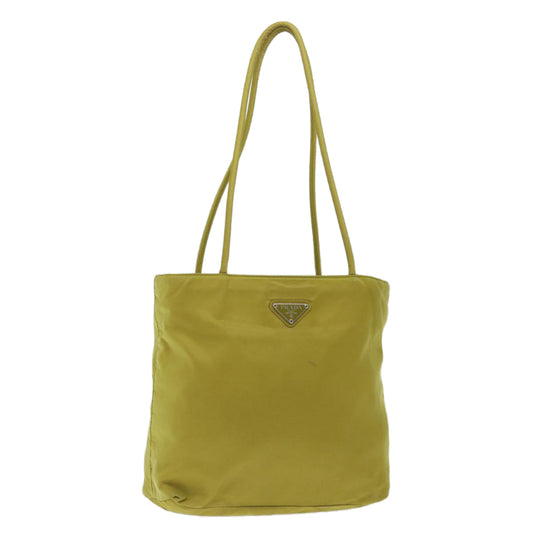 PRADA Hand Bag Nylon Khaki  71098