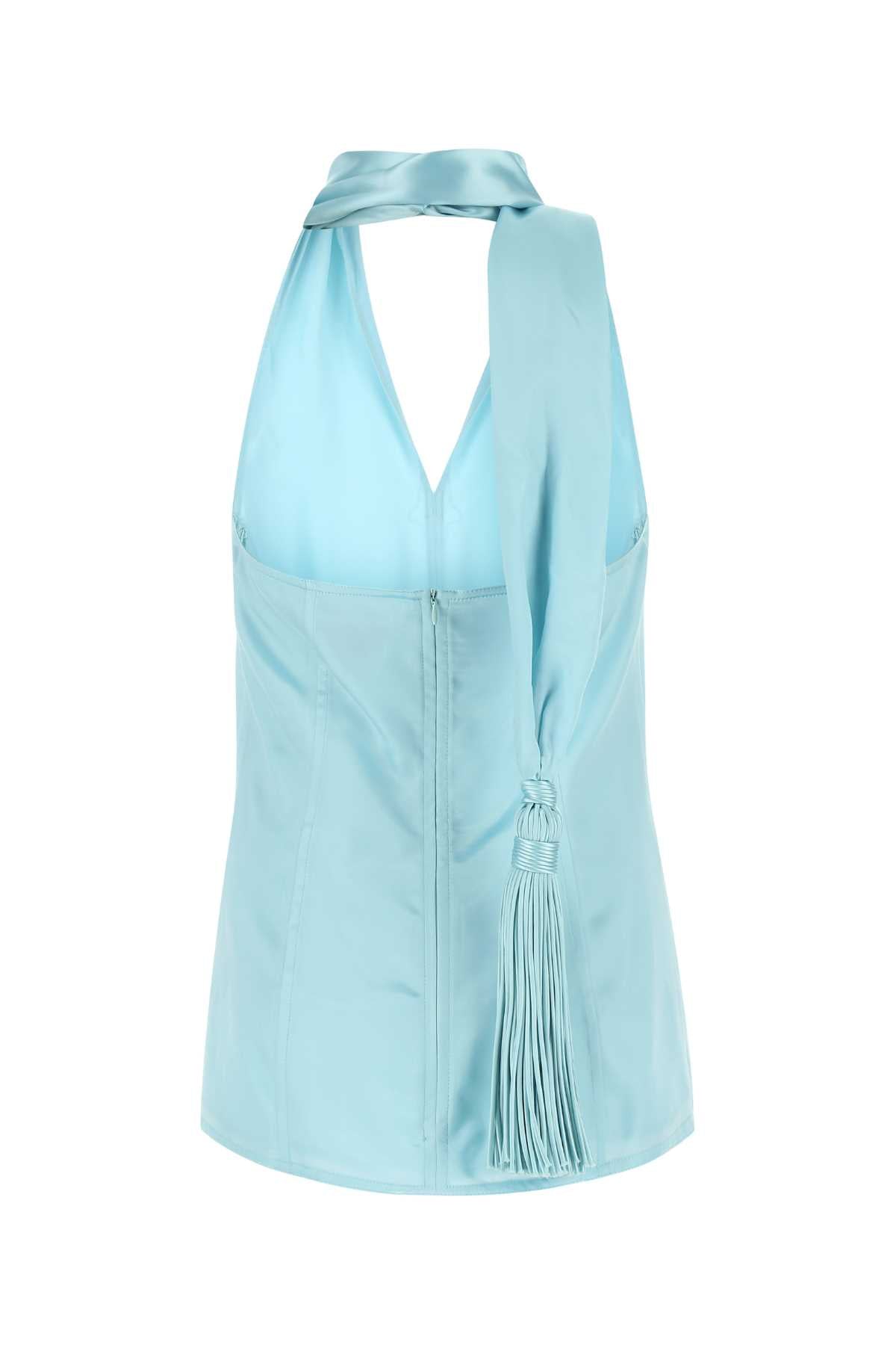 BOTTEGA VENETA Satin Top for Women - FW22 Collection