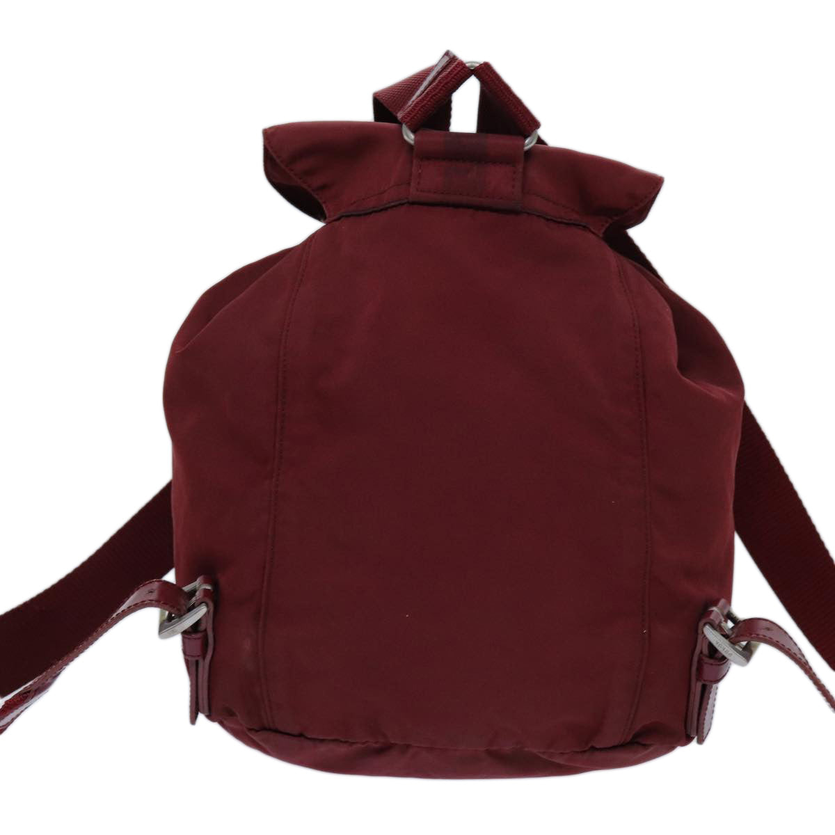 PRADA Backpack Nylon Red  71496