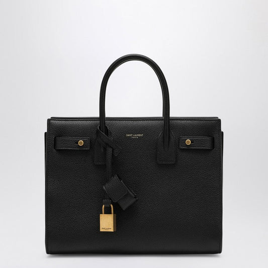 Saint Laurent Black Leather Baby Sac De Jour Bag Women