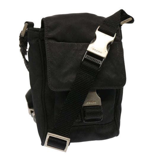 PRADA Shoulder Bag Nylon Black  71840
