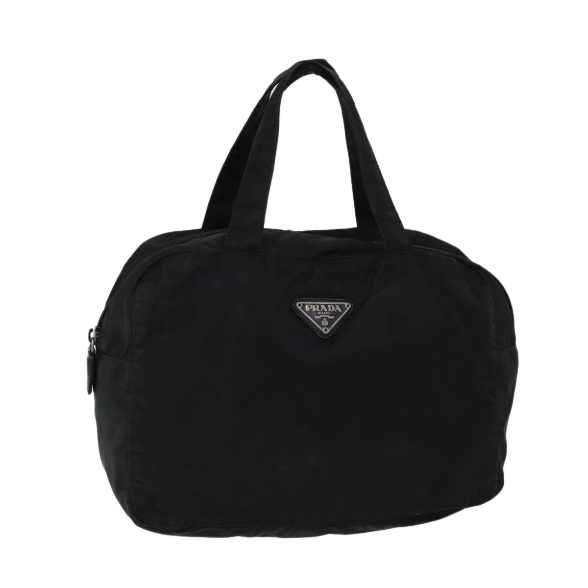 PRADA Hand Bag Nylon Black  71845