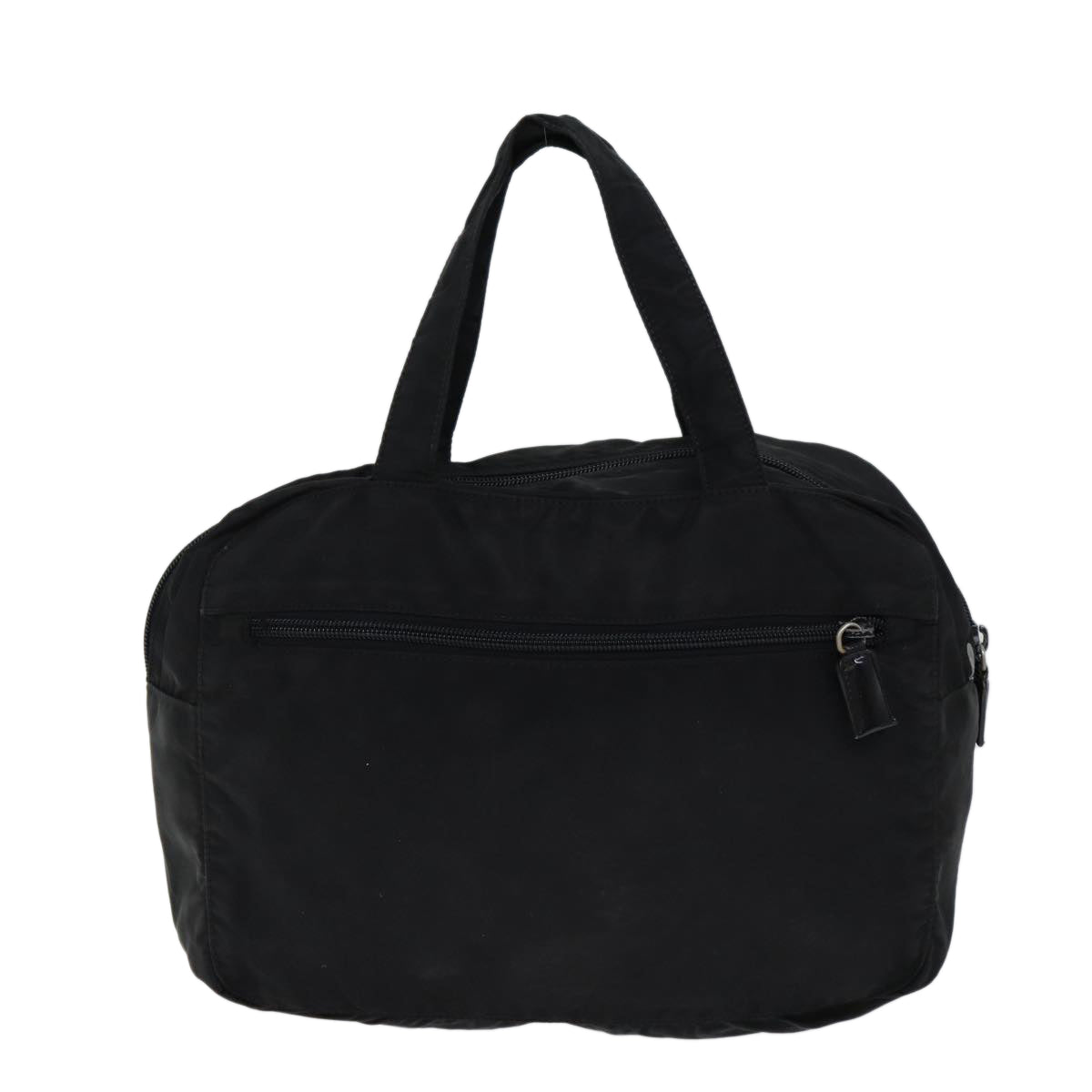 PRADA Hand Bag Nylon Black  71845