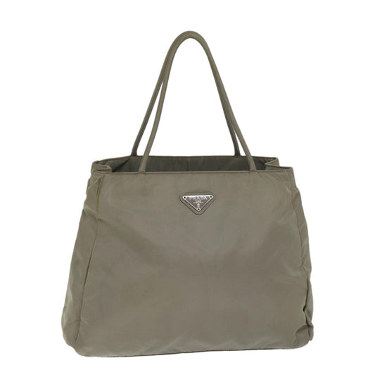 PRADA Tote Bag Nylon Gray  71846