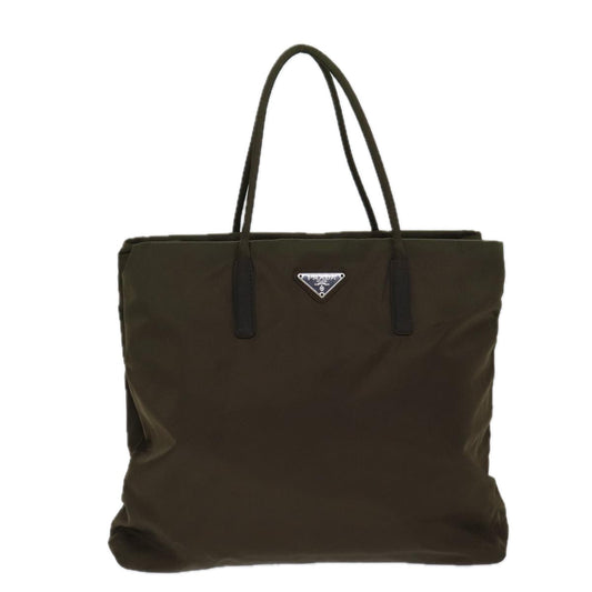 PRADA Tote Bag Nylon Khaki  71855