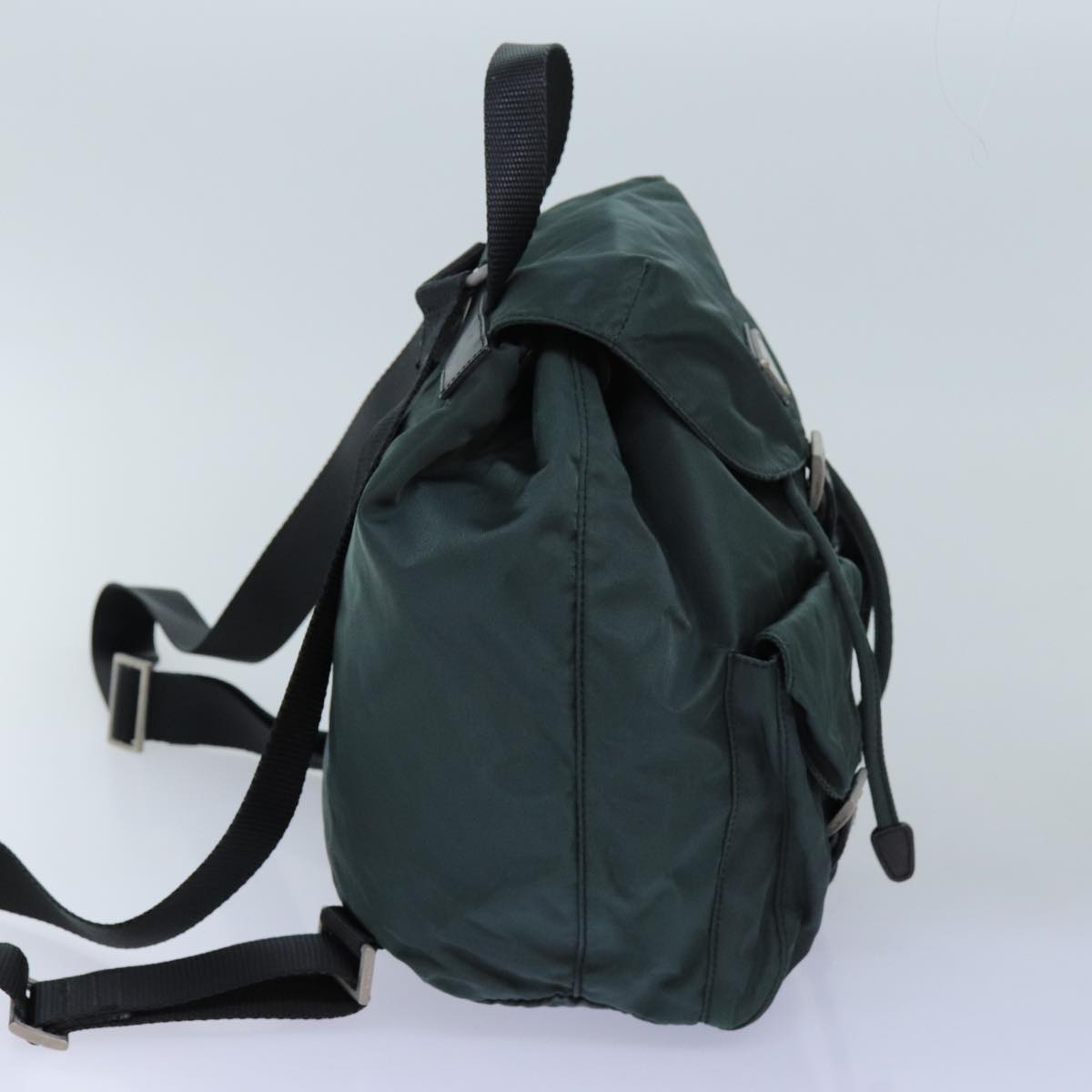 PRADA Backpack Nylon Green  71857