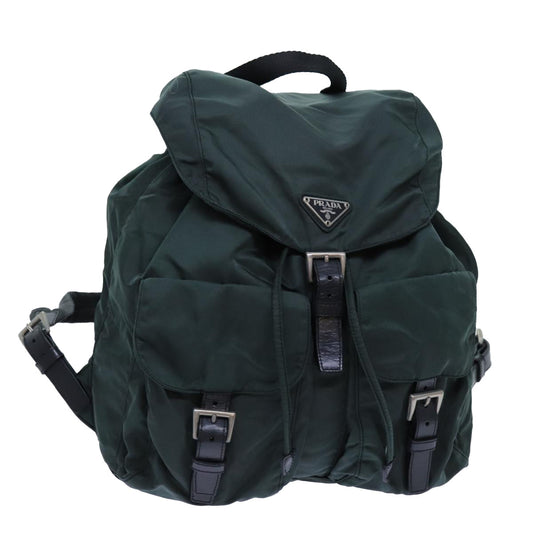 PRADA Backpack Nylon Green  71859