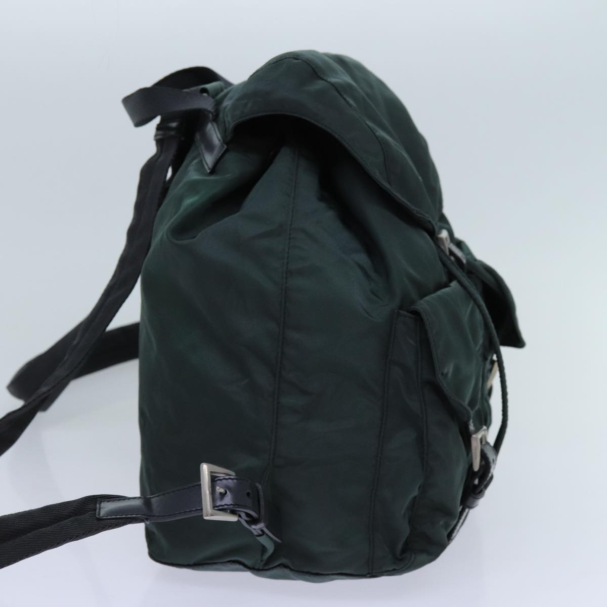 PRADA Backpack Nylon Green  71859
