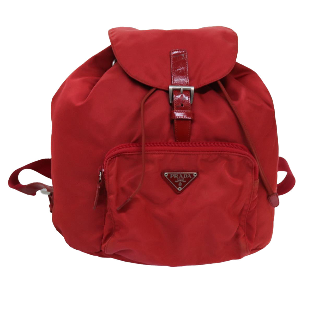 PRADA Backpack Nylon Red  71860