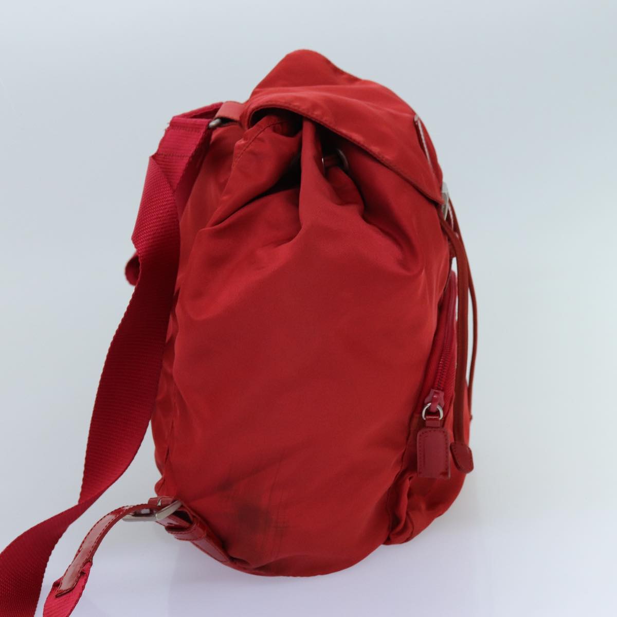 PRADA Backpack Nylon Red  71860