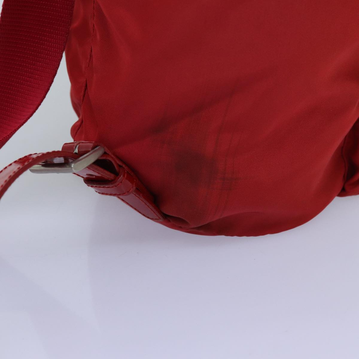 PRADA Backpack Nylon Red  71860
