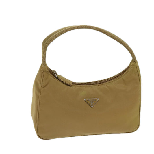 PRADA Hand Bag Nylon Brown  71861