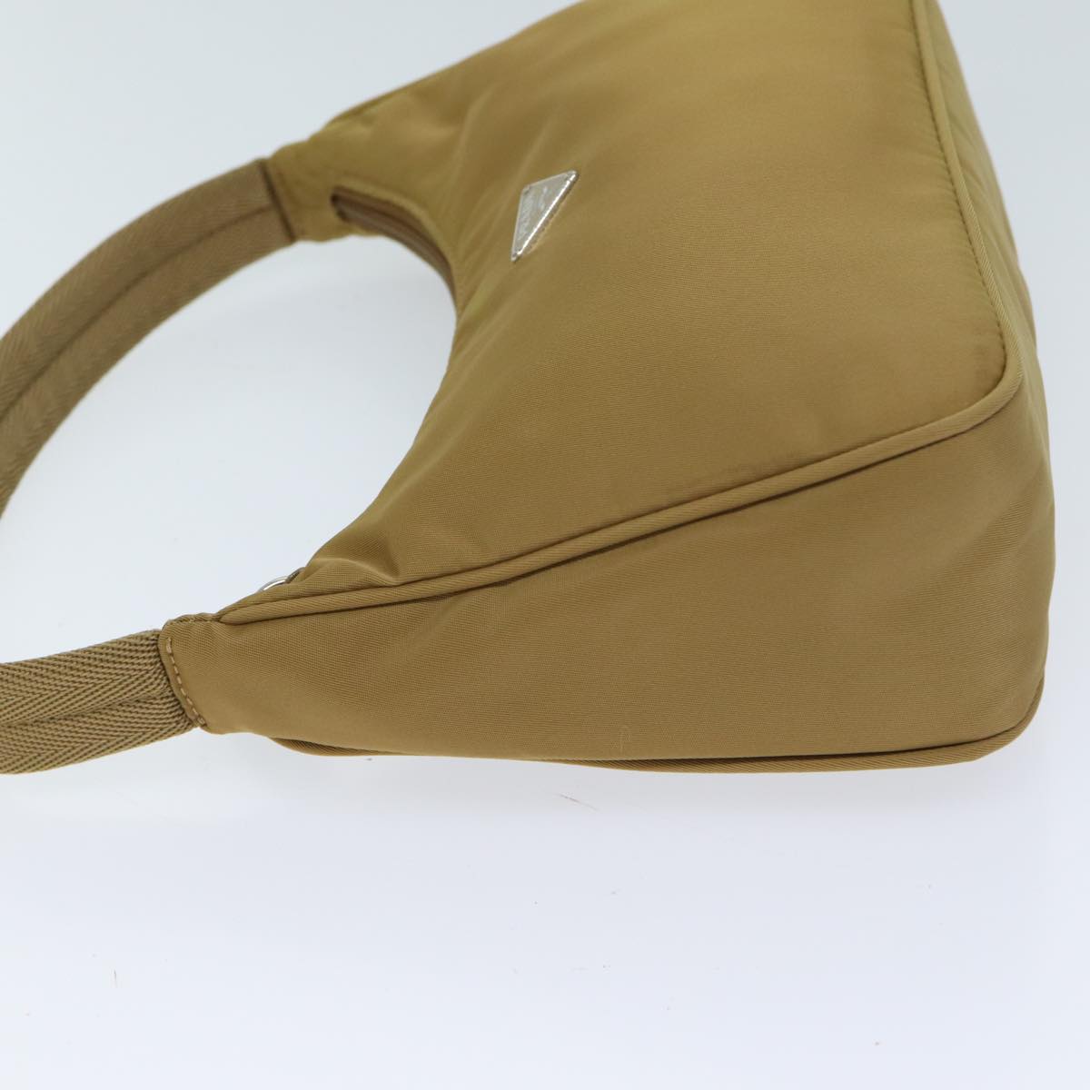 PRADA Hand Bag Nylon Brown  71861