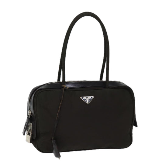 PRADA Hand Bag Nylon Khaki  71862