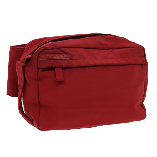 PRADA Waist bag Nylon Red  71865