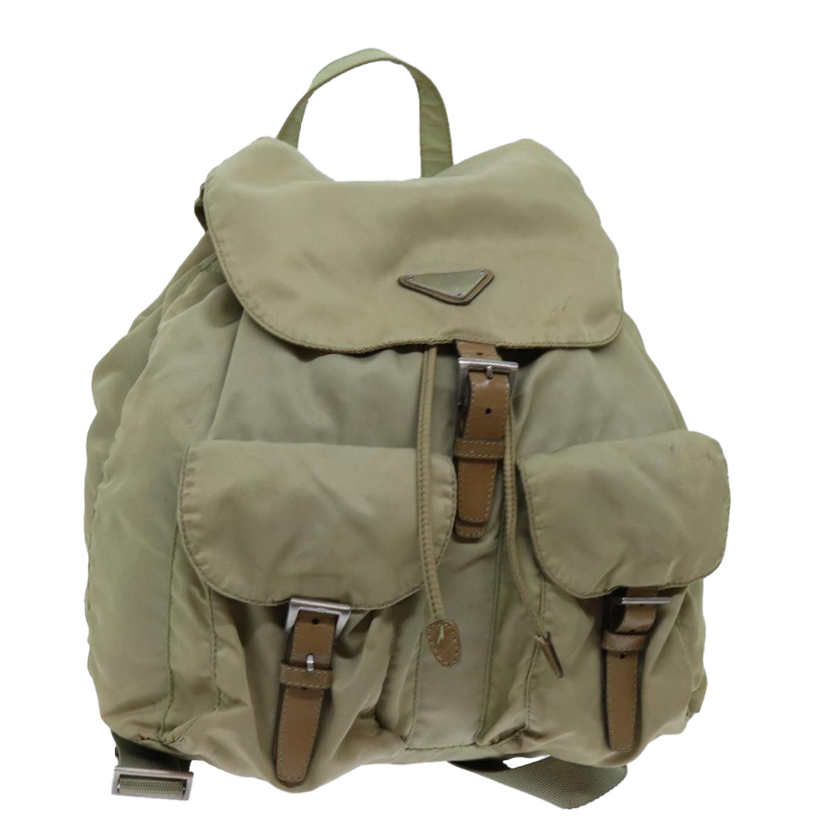 PRADA Backpack Nylon Beige  71867