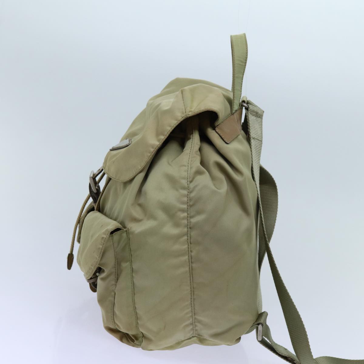 PRADA Backpack Nylon Beige  71867