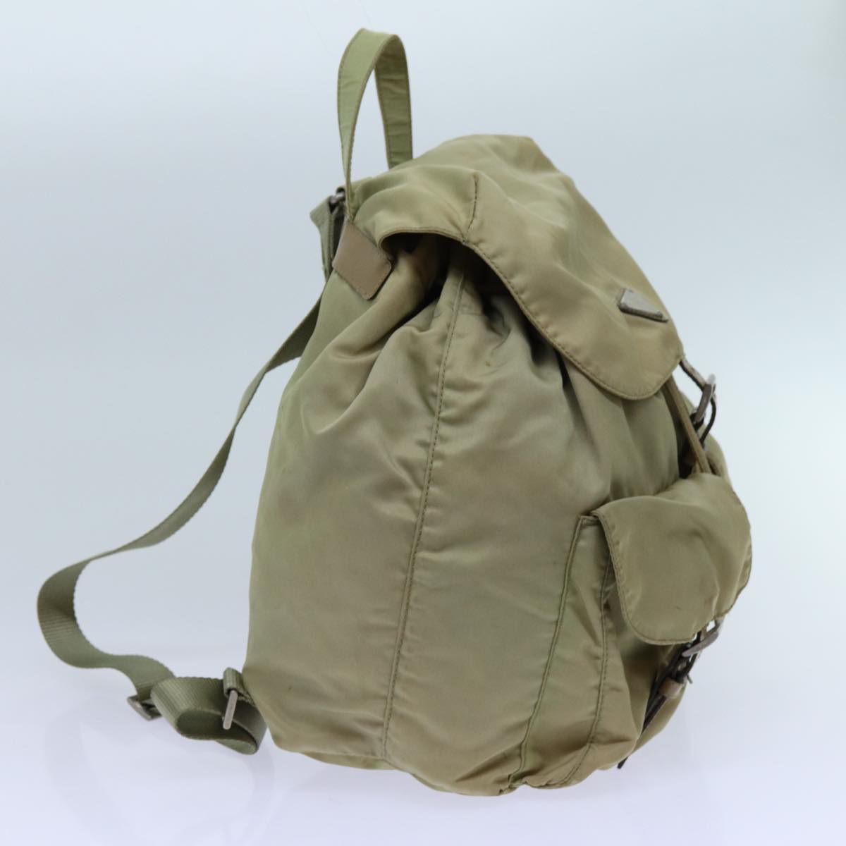 PRADA Backpack Nylon Beige  71867