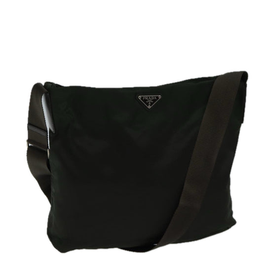 PRADA Shoulder Bag Nylon Khaki  71868