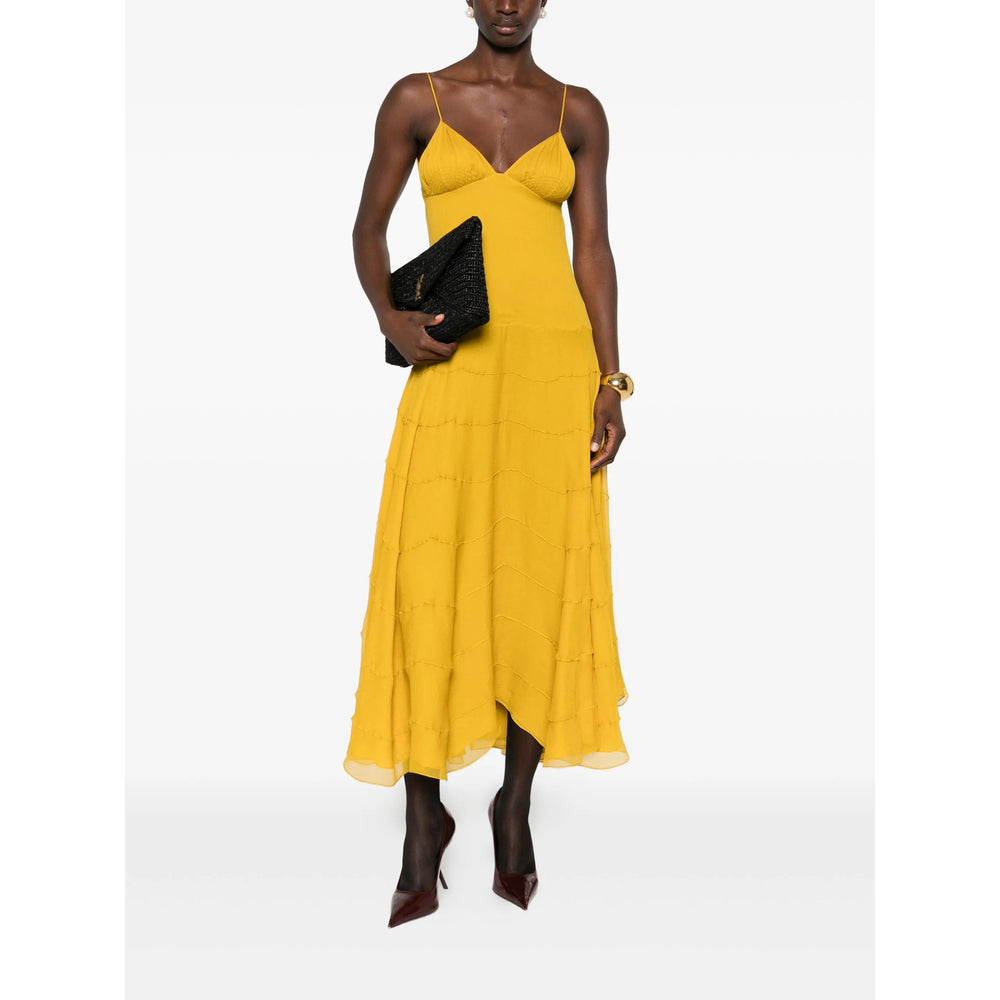 Saint Laurent Yellow Dresses - Day Dresses Women