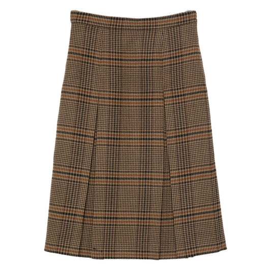 Saint Laurent Brown Skirts - Pleated Skirts Women