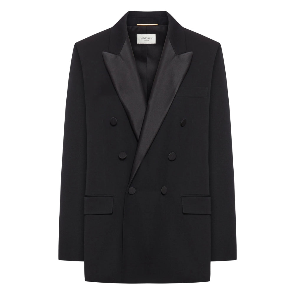 Saint Laurent Black Jackets - Blazers Women