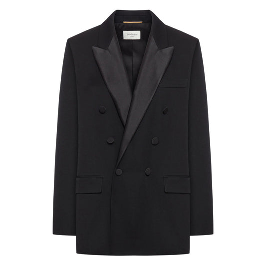 Saint Laurent Black Jackets - Blazers Women