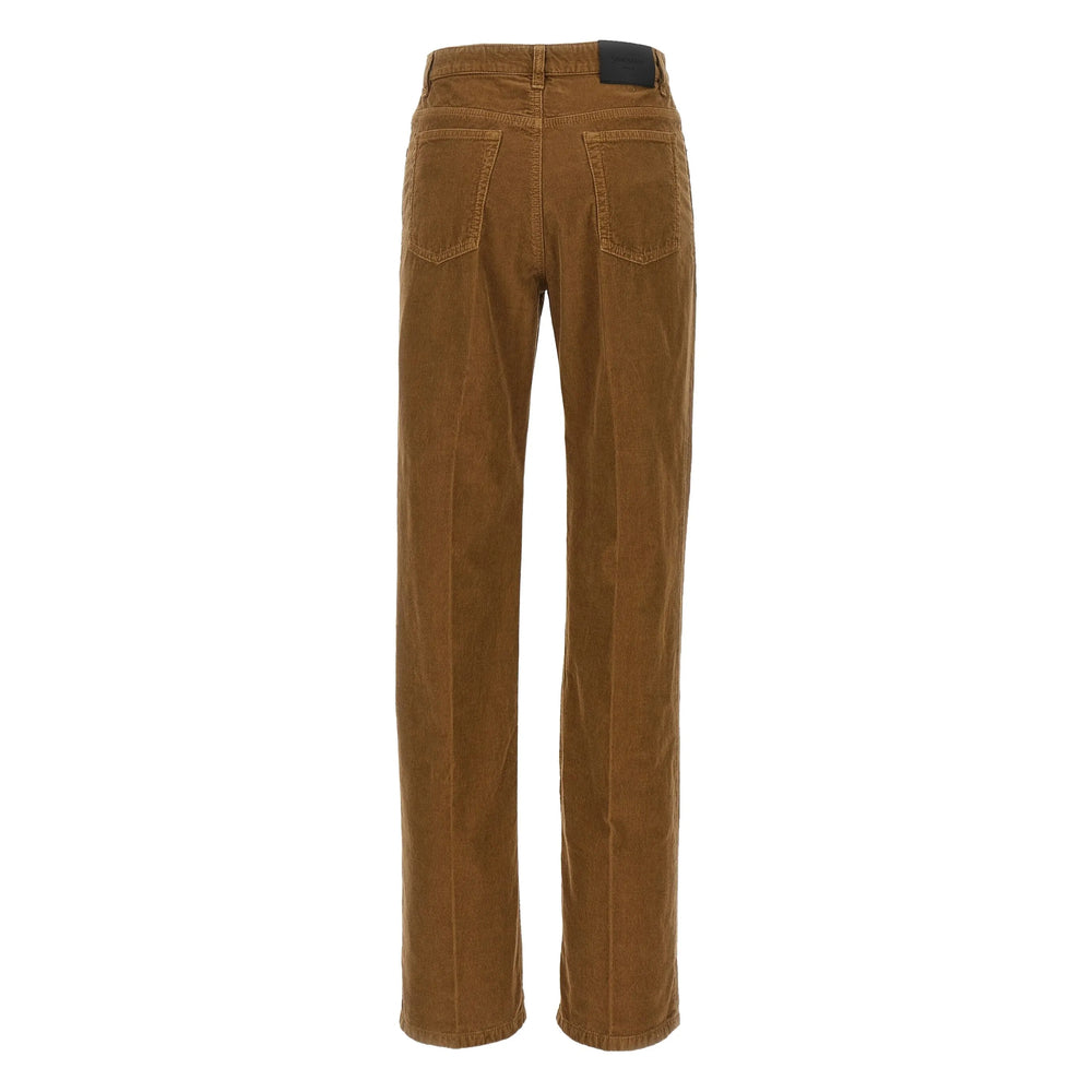 Saint Laurent Brown Trousers - Straight Trousers Women