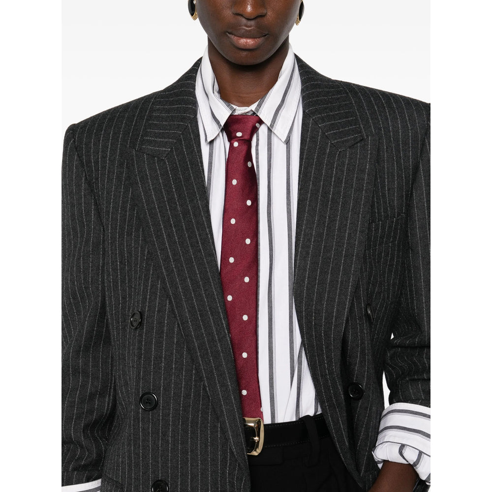Saint Laurent Grey Jackets - Blazers Women