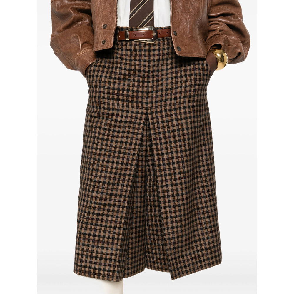 Saint Laurent Brown Trousers - Straight Trousers Women