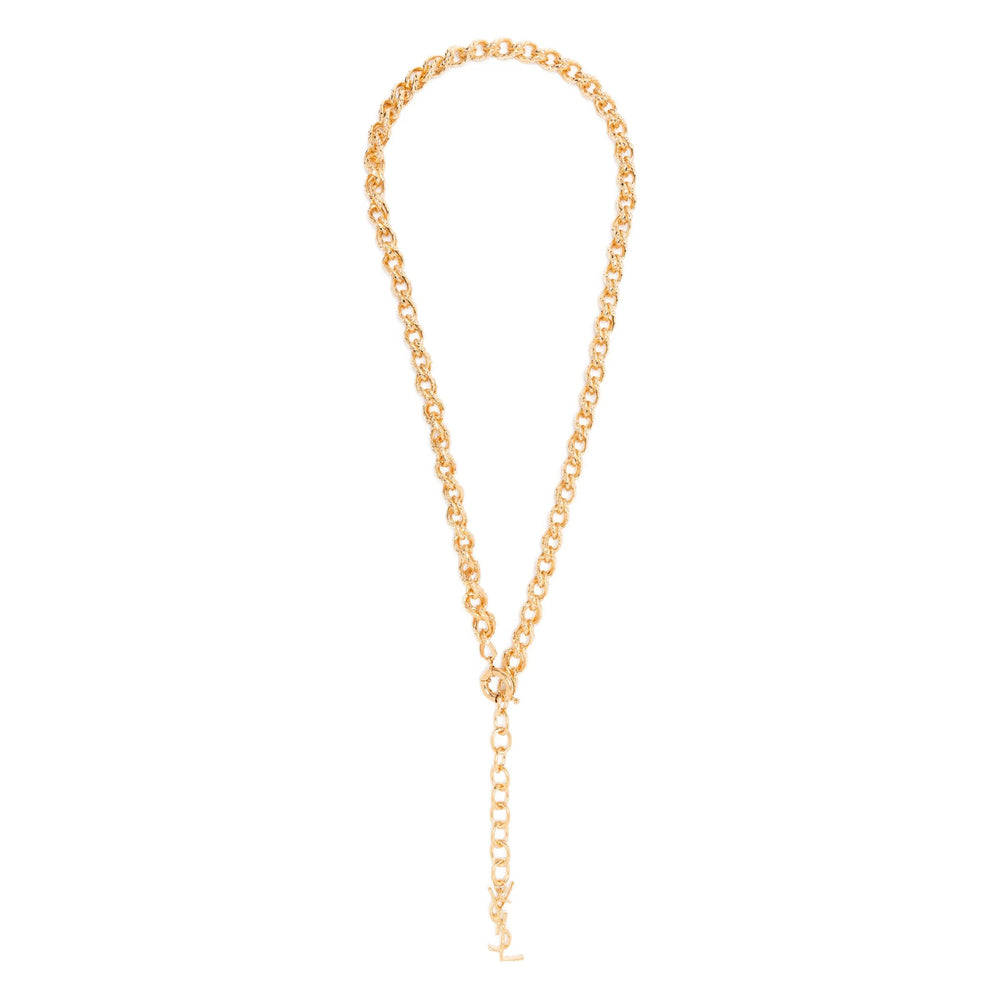 Saint Laurent Gold Necklaces Women