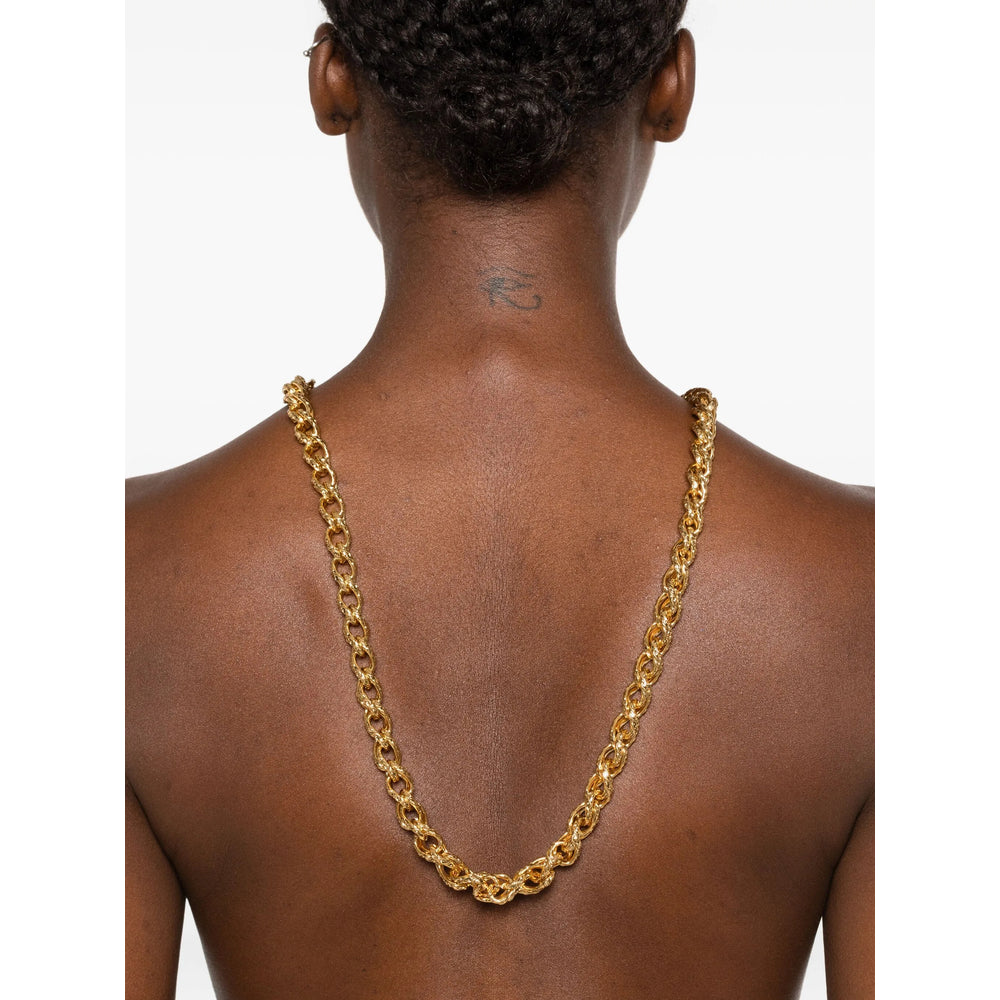 Saint Laurent Gold Necklaces Women