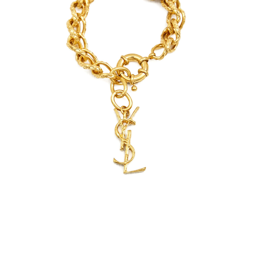 Saint Laurent Gold Bracelets Women