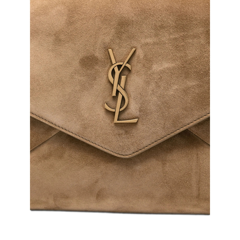 Saint Laurent Neutrals Clutch Bags Women