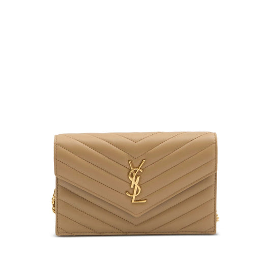 Saint Laurent Neutrals Clutch Bags Women