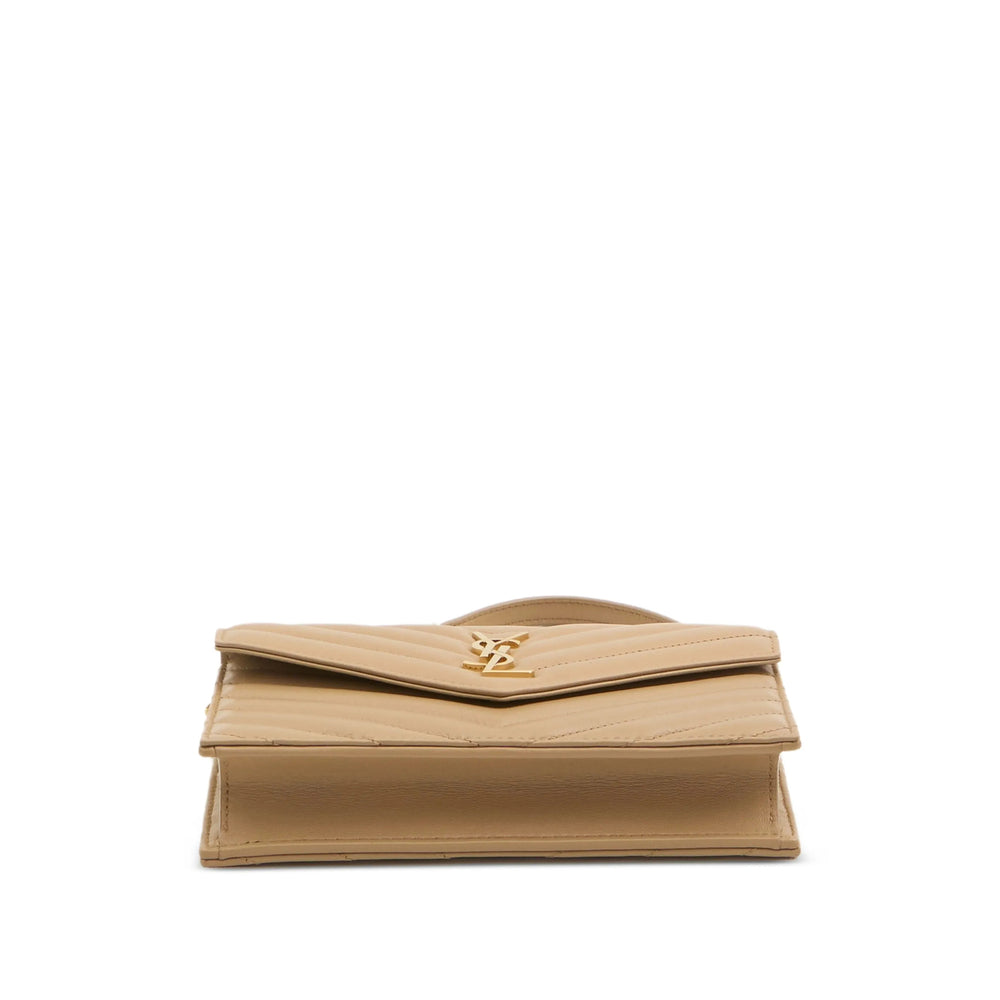 Saint Laurent Neutrals Clutch Bags Women