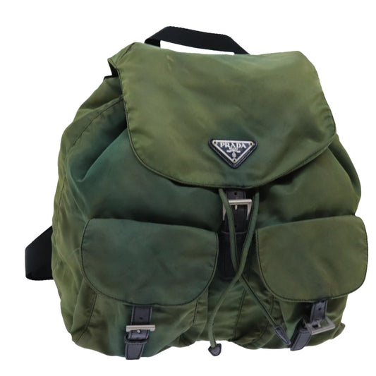 PRADA Backpack Nylon Green  71904