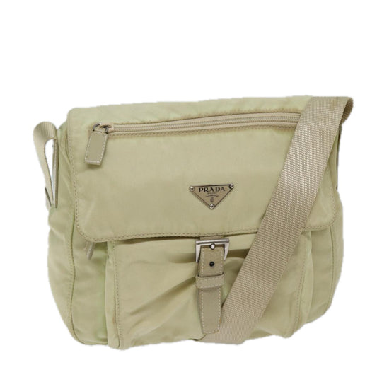 PRADA Shoulder Bag Nylon Beige  71909