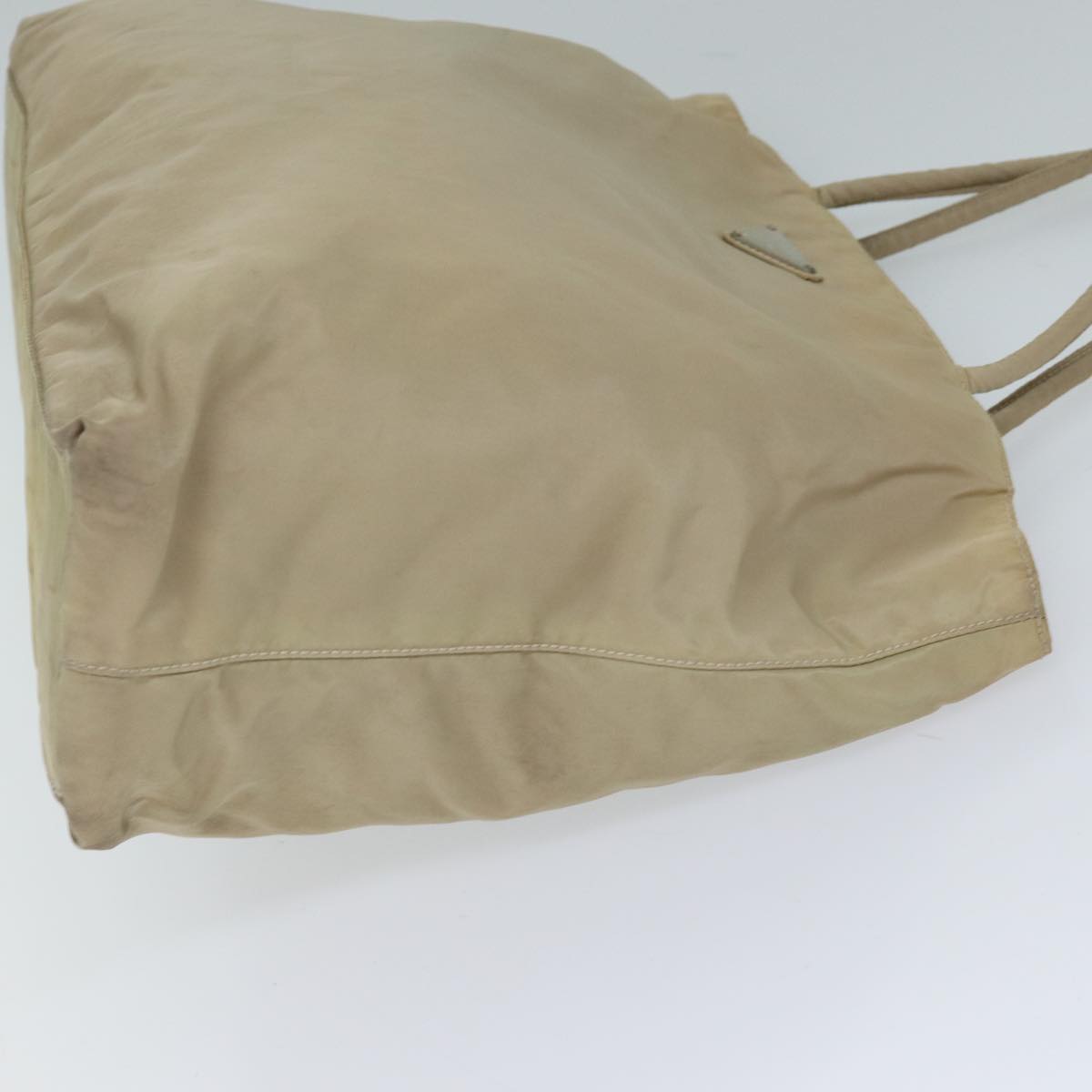 PRADA Tote Bag Nylon Beige  71910