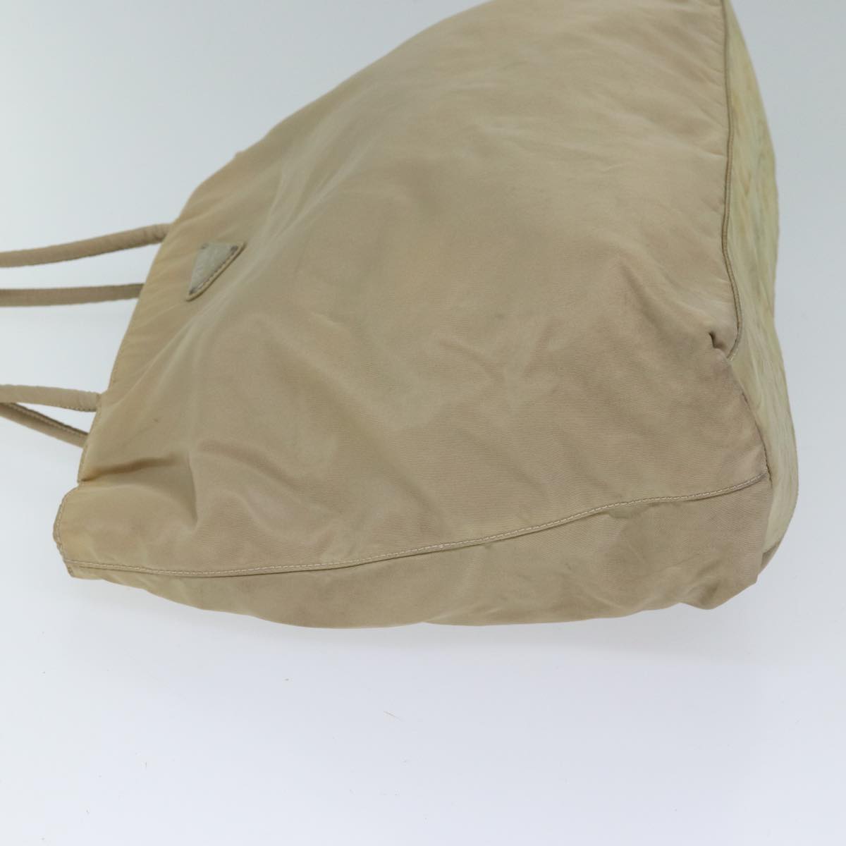 PRADA Tote Bag Nylon Beige  71910