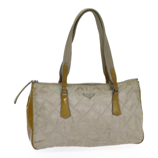 PRADA Shoulder Bag Nylon Beige  72005