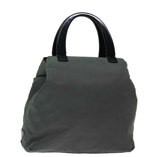 PRADA Hand Bag Nylon Khaki  72006