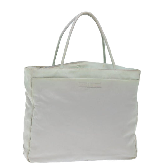 PRADA Hand Bag Nylon Gray  72008