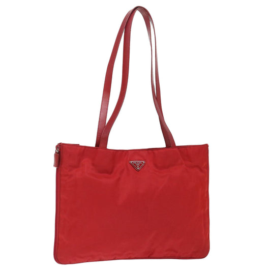 PRADA Shoulder Bag Nylon Red  72021
