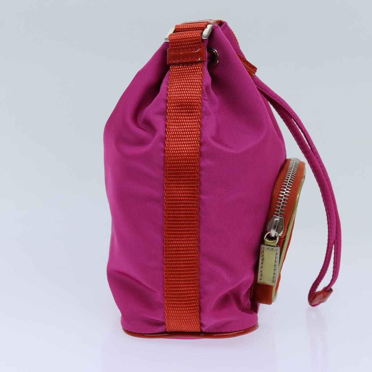 PRADA Pouch Nylon Pink  72054