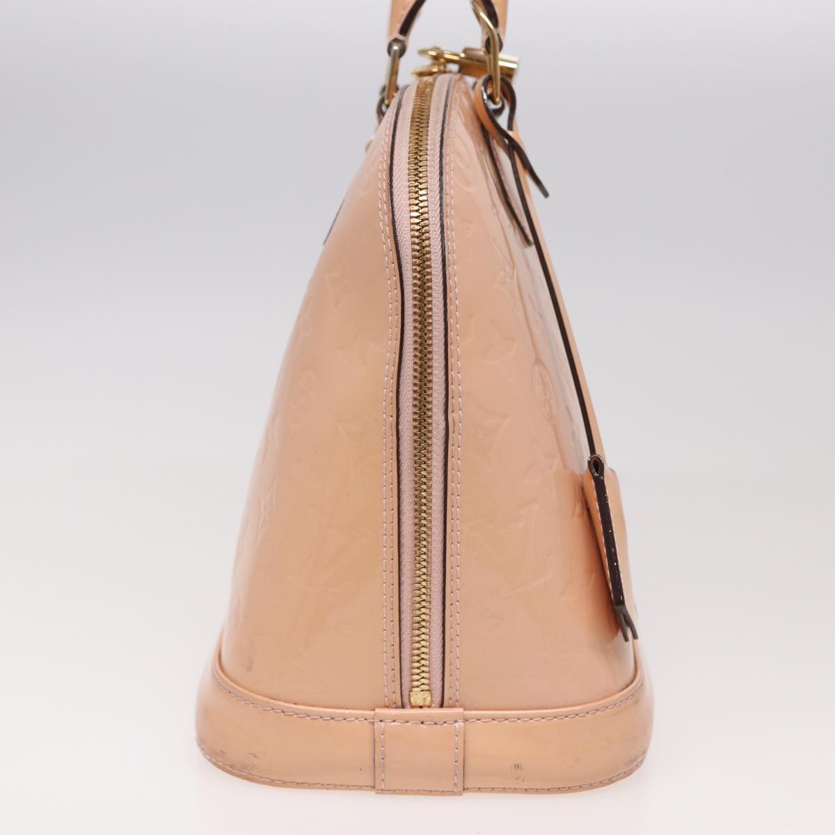 LOUIS VUITTON Monogram Vernis Alma PM Hand Bag Rose Valerine M50412 72067