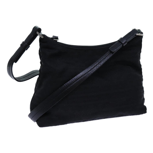 PRADA Shoulder Bag Nylon Black  72080