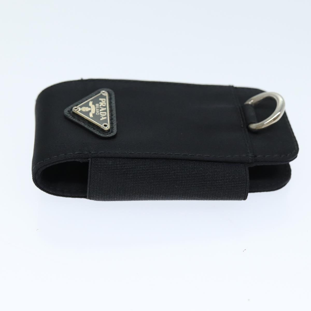 PRADA Pouch Nylon Black  72131