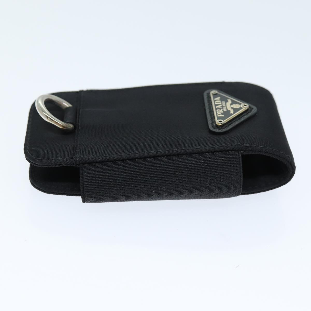 PRADA Pouch Nylon Black  72131